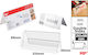 Madrid Papel Doppeltes Bürostiftständer 210x99mm