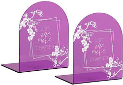 Комплект акрилни държачи за книги Moses Just One More Chapter 2 бр