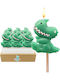Osterkerzen Dinosaurier Stäbchen 12x9x2cm H:23cm Bunny's 932162 15 Stück