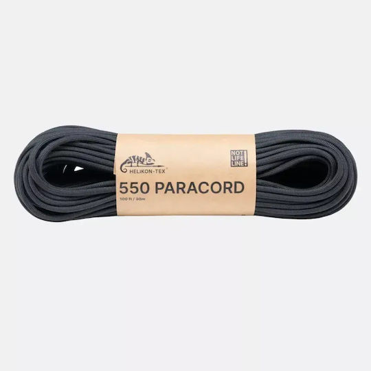 Helikon-tex 550 Paracord 100 Ft Σχοινί Μαύρο