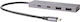 Nedis Usb-c 3.2 Gen 2 Hub 4 Ports Ultra-fast 10 Gbps Data Transfer Anthracite Grey