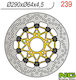Front Brake Disc Suzuki 290mm Gsx600/750f Gsf600 Sv650 95-04