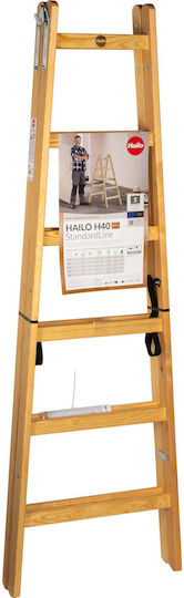 Hailo Scară din aluminiu cu 6 trepte 40εκ.