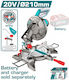 Total TMSLI2021 Bench Saw Battery