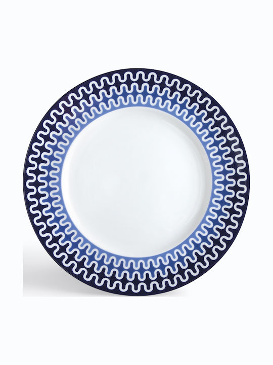 Ionia Illusion Servierplatte aus Porzellan Blau...