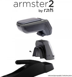 Rati Цялостен Подлакътник Armster 2 Дачия Пролет 2024 > Отделящ Се Джоб Пластмаса Изкуствена Кожа Сив Рамка Черен Адаптер За Монтаж 1 Комплект V01925+v01565 Rati C19251565/rt