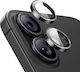 Jaym Replacement Rear Camera Lens Iphone 16 17 Made From Tempered Glass Screen Protector Black Transparent