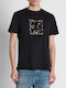 T-shirt Μαύρο