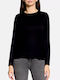 Bluza Damă Mânecă Lungă Pulover Negru