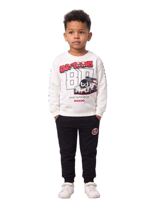 Kids Sweatpants Set White