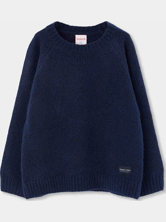 Kinderoberteile Langärmeliges Dunkelblau Pullover