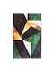 Strado Dywan Novo Living Room Rug Rectangular Green Marble 120x160cm