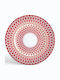 Ionia Illusion Servierplatte aus Porzellan Rote