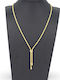 Necklace Made of Silver with Zircon