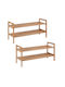 Organizator pantofi din bambus 70x26x40cm