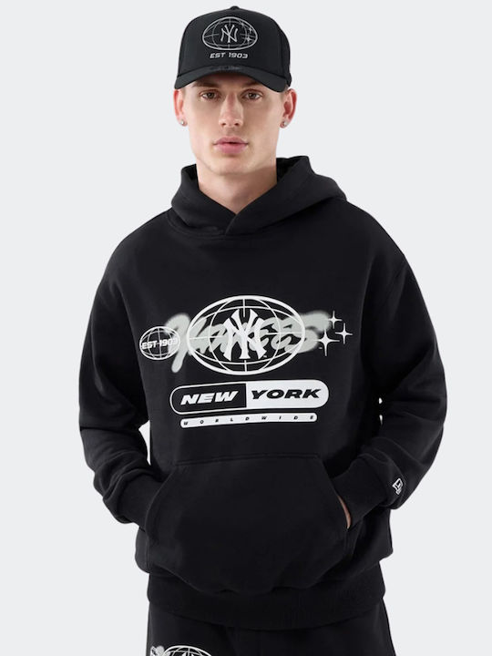 York Yankees Mlb Logo Graphic Sweatshirt Schwarz