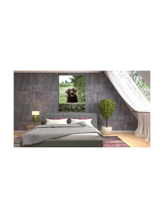 Painting Happy Dog In Nature Happy Dog In Natur...