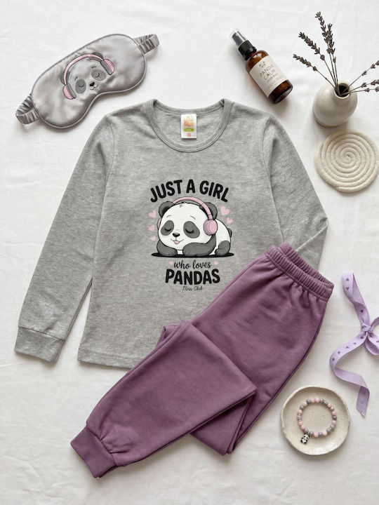 Nina Club Kids Winter Pyjamas Grey