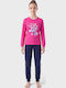 Nina Club Kids Winter Pyjamas Fuchsia