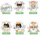Megahouse Gintama Acrylic Figure Prince Hata & Animal Paradise Farm Of Love & Peace Stand