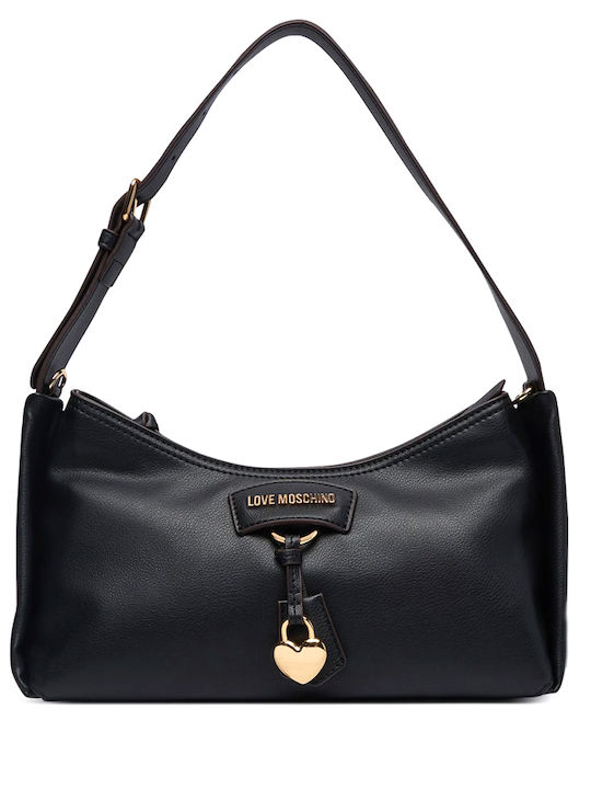 Women's Black Leather Shoulder Bag