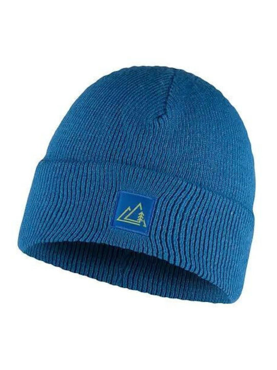 Kids Knitted Blue Beanie