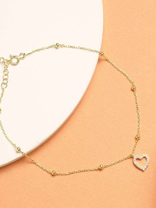 Heliophilia Silver Гривна за глезен от Сребро Сива