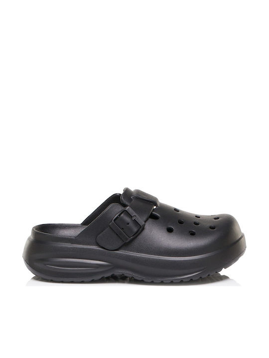 Jomix Women's Black Clogs