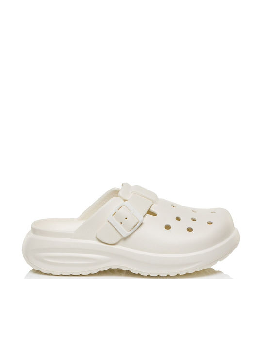 Jomix Women's White Clogs