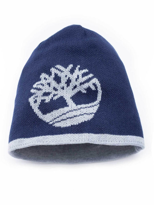 Beanie Men's Reversible Knitted Beanie in Blue Colour
