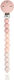 Nattou Pacifier Clip Pink