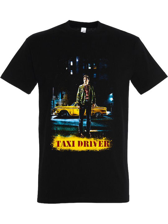 Мъжка Тениска Черна Дизайн Taxi Driver Dp9156
