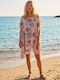 Bode Women's Grey Beach Caftan