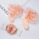 Set Hair Band Pearls & Frilly Socks Salmon