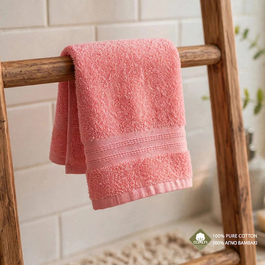 Go Smart Home Hand Towel Fresh Line 30x50cm Pink Weight 500gsm