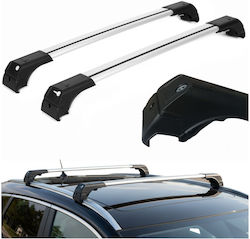 Roof Rack Integrated Rails Hyundai Kona 2017 Lightweight Silver Roof Rack Integrated Rails Hyundai Kona 2017 Lightweight Silver