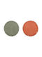 Maxdeco Tischsets Rund Orange