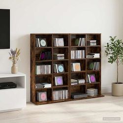 vidaXL CD Cabinet 2 Pieces Smoked Oak 65x23.5x9...