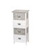 Storage Chest Wooden with 4 Drawers W37.5xD27.5xH89.5cm