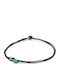 Bracelet Cross Aqua Black