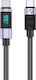 Orico LED Cable USB-C Male - USB-C 100W PD Black 3m