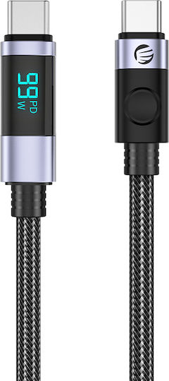 Orico LED Cable USB-C Male - USB-C 100W PD Black 3m