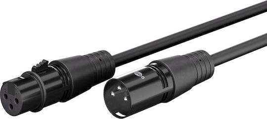 Goobay Cable XLR female - XLR female Μαύρο 20m 80360
