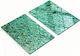 Tulup Set Glass Transparent Chopping Board 52x40cm 2 Pieces
