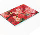 Tulup Red Glass Chopping Surface 80x52cm