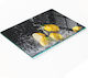 Tulup Schneidebrett Glas Gelbe 80x52cm