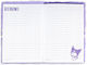 Notebook Velvet Cover Lock Kuromi Y21x15x2,5cm