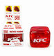 Schylling Needoh Nice Cube KFC Squishy Куб Искрящ Червен