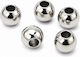 Silver Steel Beads Size Selection 4mm