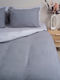 Sunshine Mint Double Bed Sheets Set With Rubber Hugger 170x200+30cm Grey (4 Pieces)
